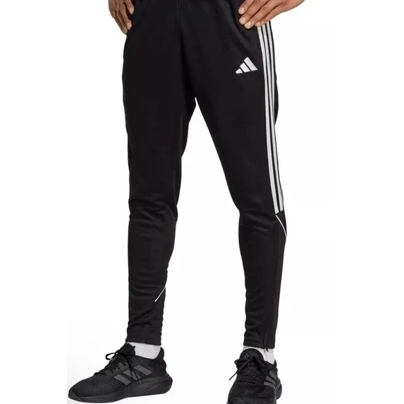 Adidas Pants Mens 2XL XXL Tiro 23 24 League Black White Jogger Soccer Training - Picture 1 of 14